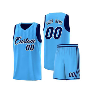 Custom Embroidery Stitched Men Sports Reversible Jersey <b>Basketball</b> - Product Image 3