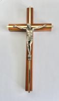 Croix murale religieuse chrétienne rectangulaire personnalisable en acier inoxydable, faite à la main, décoration pour anniversaire, baptême, maison
