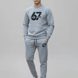 ชุดวอร์มลำลองแบบมีฮู้ดสำหรับฤดูหนาวปี 2026 ผลิตจากโพลีเอสเตอร์/คอตตอน พร้อมลายปักพิมพ์ ดีไซน์ 2 in 1 น้ำหนักมาก เป็นมิตรกับสิ่งแวดล้อม - Product Image 1