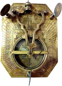 Laiton antique nautique cadran solaire maritime boussole fait à la main en métal poli artisanat finition Vintage survie voyageur cadeau - Product Image 4