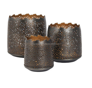 Soporte votivo de candelita de mesa de metal elegante y de lujo para el hogar y la boda decoración festiva y suministros de regalo - Product Image 4