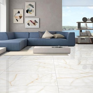 Échantillon gratuit Oscar Bianco Carrelage en porcelaine émaillée polie 60x120 Fleur noire et dorée Carrelage de sol en porcelaine aspect marbre - Product Image 1