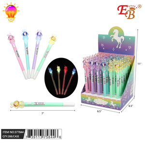 Penna scritta a tema coniglietto con luce Set 8 pz (36/CS) - Product Image 1