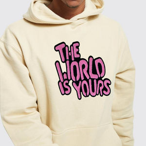 Sudadera con capucha bordada Tendencia Sudaderas con capucha de gran tamaño personalizadas Parches desgastados 100% Algodón Cremallera completa Sudadera con capucha bordada de angustia - Product Image 2