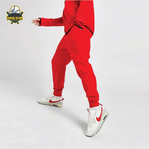 ชุดกีฬาสองชิ้นสำหรับผู้ชายชุดวอร์มเล่นฟิตเนสชุดออกกำลังกายขนแกะ - Product Image 2