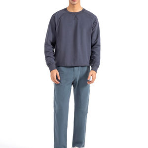 Venta al por mayor 100% algodón ropa de invierno cuello redondo sudaderas para adultos logotipo personalizado sudaderas de hombre transpirable y ecológico - Product Image 4