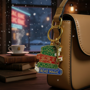 Fashion Metal Keychains Book Bag Charm Accessories <strong>Teacher</strong> <strong>Gifts</strong> Car Keyrings Custom Cartoon Hard Enamel Keychain Bookish - Product Image 4