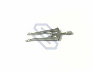 Retractor Oftalmológico de retención automática, 4 ", ojo afilado, instrumentos quirúrgicos, acero inoxidable, CE - Product Image 1