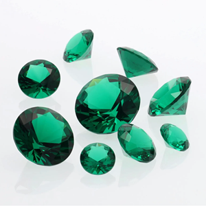 Zambia มรกตทรงกลมพลอยหลวมไฮโดรเทอร์มอลสำหรับเครื่องประดับ8มม. ถึง20มม. มรกต zambian - Product Image 3