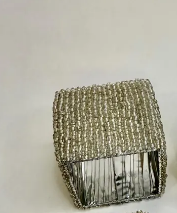 Anneaux de serviette perlés modernes pour des occasions spéciales - Product Image 3