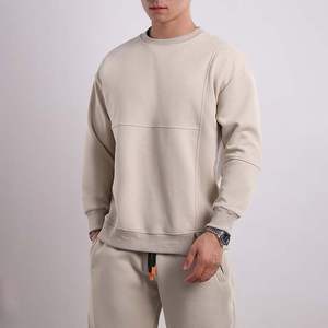 เสื้อสเวตเชิ้ตผู้ชายลำลองสไตล์สปอร์ต ผ้าฝ้าย 100% น้ำหนัก 370 กรัม ทรงพอดีตัว พิมพ์ลายดิจิทัล คอสวม ใส่ได้ในฤดูหนาว - Product Image 6