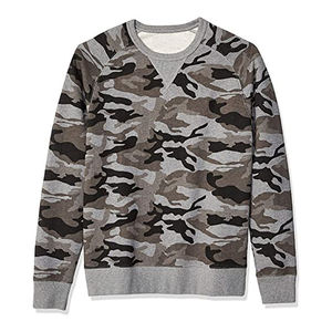 Sudadera de Invierno con Cuello Redondo para Hombre, Talla Grande, Estilo Urbano, Color Negro, Corte Regular, Hombros Caídos, 100% Algodón, Forrada, Antiarrugas, Lisa - Product Image 2