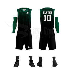 Tenue d'entraînement de basketball pour jeunes 2026 en tissu sergé à séchage rapide avec sacs – En stock - Product Image 2