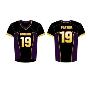 Ensemble d'uniformes de football américain personnalisés à impression par sublimation, couleur unie, respirante et à prix raisonnable - Product Image 5