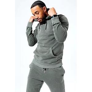 Survêtements pour hommes 100% coton de style nouveau, respirants et de haute qualité, deux pièces, coupe ajustée, sweat-shirt et pantalon de survêtement pour l'hiver - Product Image 5