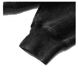 Poids lourd lavage à l'acide sweat goutte épaule Street Wear nouveau Style 100% coton hommes sweats à capuche et sweats basiques - Product Image 3