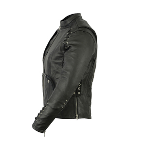 Chaqueta de cuero PU ajustada para hombre, ropa informal suave hecha en fábrica con cuello levantado, chaqueta de cuero de talla grande más vendida en oferta - Product Image 6