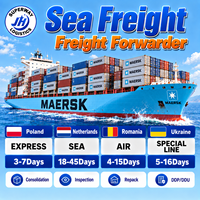 Agent de transport maritime FCL LCL Express DDP porte-à-porte Pologne Pays-Bas Belgique, agent de dropshipping Shopify, service logistique