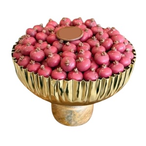 Bol à chocolat créatif en métal doré Présentoir à dessert sucré Chocolats faits à la main pour mariage et fête Bol de service à dessert - Product Image 2