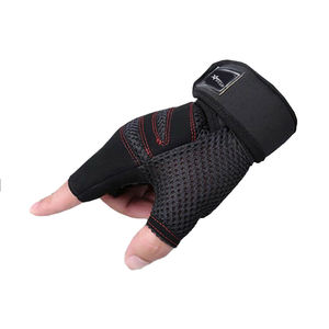 Guantes de gimnasio acolchados con soporte de muñeca mejorado para levantamiento de pesas y entrenamiento de fuerza Agarre antideslizante para entrenamiento - Product Image 6
