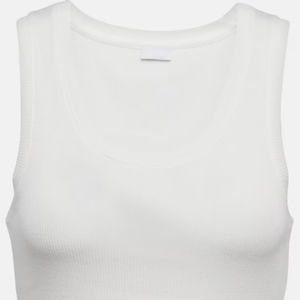 Camiseta sin mangas de punto de mezcla de algodón transpirable de Color sólido de talla grande para mujer, pantalones cortos informales con mangas de sujetador, opciones al por mayor - Product Image 2