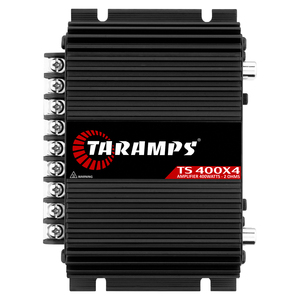 Taramps TS 400x4 Black <b>with</b> Automatic High Level Input 400 Watts RMS 2 Ohms 4 Channels Full Range Car Audio <b>Amplifier</b> System - Product Image 1