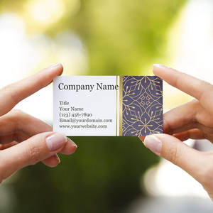 Tarjetas de Visita Personalizadas Premium, Su Puerta de Entrada al Éxito, Color Morado Lujoso, 3.5" X 2" - 14Pt, Tarjetas de Visita - Product Image 3