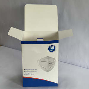Custom Printed Paper Packaging <b>Box</b> For PM2.5 Dust Mask And Industrial Respirator <b>Empty</b> <b>Box</b> Manufacturer - Product Image 2