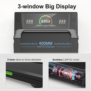 Caminadora Compacta Portátil para el Hogar, Máquina para Correr Inteligente Debajo del Escritorio, Plataforma para Caminar con Amortiguación Estable - Product Image 3