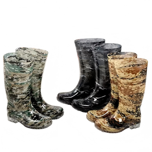 Botas de lluvia impermeables de alta calidad, tiendas de fábrica, parte inferior antideslizante resistente al desgaste, Botas de lluvia de goma al por mayor, Wellington - Product Image 6