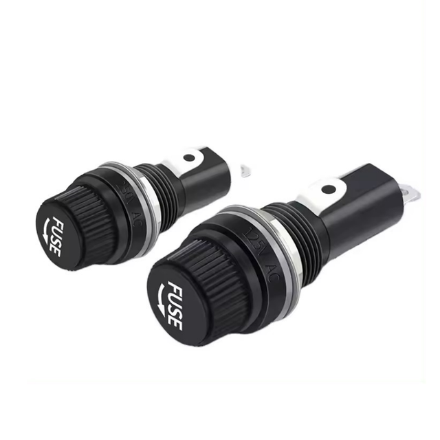 5x20 6x30 fuse holder 12mm 14mm fuse holder panel installation 10A250V automotive fuse holder