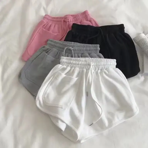 Lo más nuevo de verano, varios colores, ropa deportiva de cintura alta para mujer, pantalones cortos de lana para mujer, pantalones cortos de alta calidad para mujer - Product Image 2