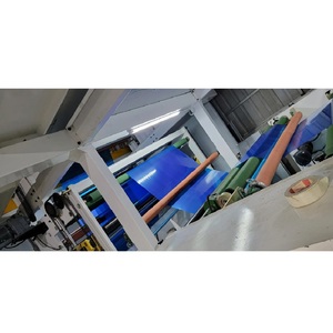 Rollo de película elástica translúcida azul sin impresión OEM suave a prueba de humedad LDPE LLDPE película adhesiva de plástico para vidrio de embalaje logístico - Product Image 3