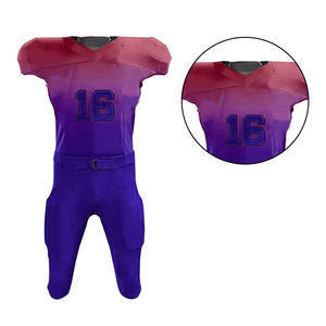 Nom de l'équipe Numéro Logo Sports Training Wear Uniforme de football américain élégant Tops de football américain Maillot de football américain - Product Image 4