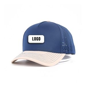 Gorra de Golf Impermeable de Dos Tonos, con Orificios Cortados con Láser, Diseño Moderno para Eventos y Marca, Hecha en Vietnam - Product Image 1