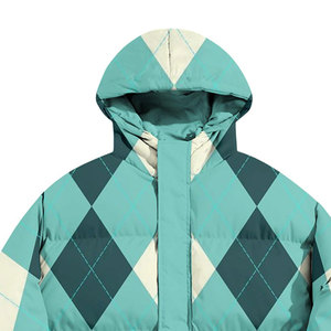 Veste matelassée coupe-vent en gros, personnalisée, légère, matelassée, ample, à capuche, pour homme et femme - Product Image 5