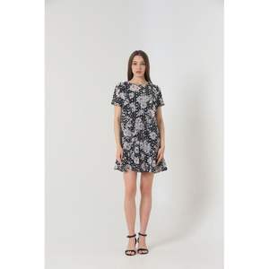 Robes à motifs floraux noirs en gros de Topshow - Product Image 4