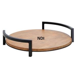 ถาดเสิร์ฟไม้ไผ่หวายตกแต่งทำมือสำหรับอาหารชากาแฟบ้านโรงแรมร้านอาหารการจัดเลี้ยงของใช้ - Product Image 2