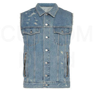 Nouveau Design femmes en détresse déchiré décontracté Jean veste 2025 haute qualité ajusté Denim durable prix de gros fourrure détails - Product Image 3