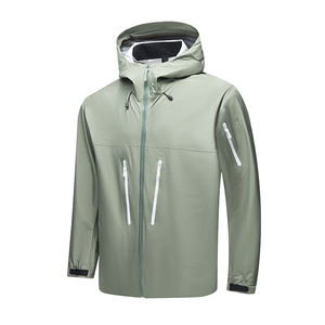 Chaqueta cortavientos con cremallera completa, chándal impermeable para gimnasio, conjunto corto con técnicas transpirables a prueba de viento e impresas - Product Image 5