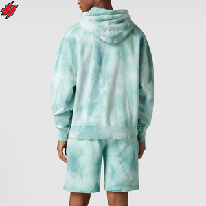 Ensemble sweat à capuche et short pour homme Survêtement respirant pour le jogging Tenue décontractée avec motif imprimé Ensemble sweat à capuche et short - Product Image 6