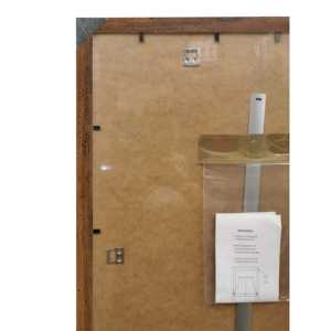 Marco de Fotos Clásico de Madera de Roble de 53x158cm, Tamaño A1, con Cristal y Detalles Decorativos para Fotos - Product Image 3