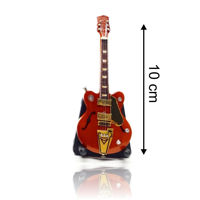 Guitare miniature 10 CM de hauteur artisanat en bois pour les décorations pour la maison