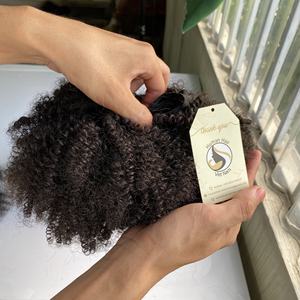 Mechones de pelo virgen de grado 10A, calidad superior, Remy de Vietnam, rizado, con cierre Frontal de encaje - Product Image 6