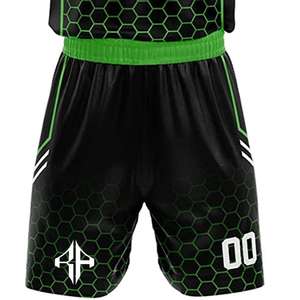 Nouveaux ensembles de basket-ball pour hommes en gros, respirants et à séchage rapide pour l'été, 100 % polyester, personnalisables, qualité supérieure, prix avantageux - Product Image 6