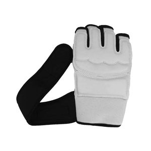 Gants de boxe MMA en cuir PU à demi-doigts, best-sellers, pour le sac de frappe, la lutte UFC, l'entraînement au grappling, tailles 8oz et 12oz - Product Image 2