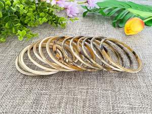 Cuerno único hecho a mano de lujo al por mayor Natural búfalo buey vaca cuerno brazalete joyería de moda para hombres y mujeres - Product Image 2