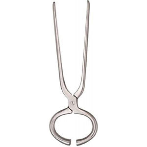 Probador de pezuña de caballo herrador veterinario herramienta de herrador resistente reutilizable de acero inoxidable de grado médico plano - Product Image 4