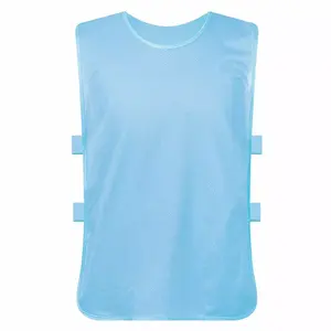 Baberos de fútbol multicolores de poliéster personalizables de alta calidad, chaleco de entrenamiento Reversible para conjunto de fútbol, camiseta de fútbol de estilo - Product Image 2