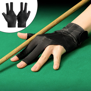High Quality Snooker <b>Gloves</b> Breathable Polyester Spandex Fabric Comfortable Fit Custom Logo Available for Men and Women - Product Image 5